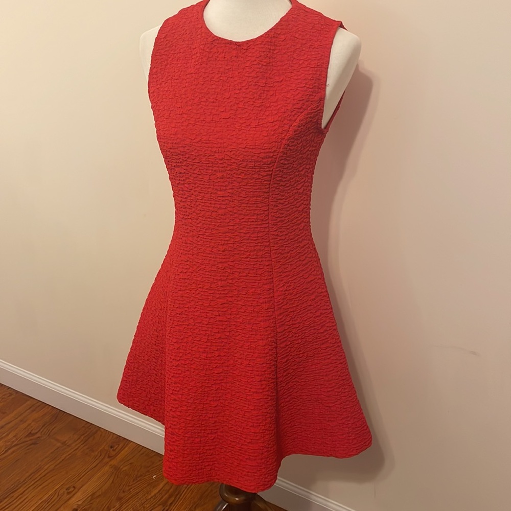 ZARA Textured A-line Dress